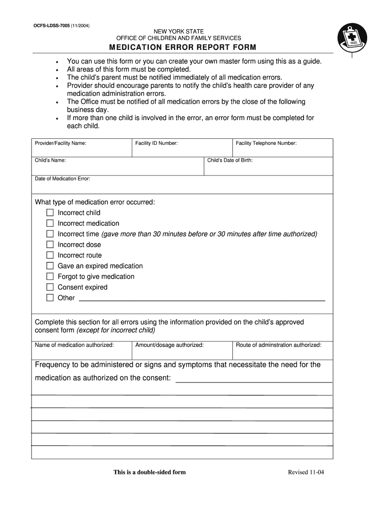 Med Error Form - Fill Online, Printable, Fillable, Blank With Medication Incident Report Form Template