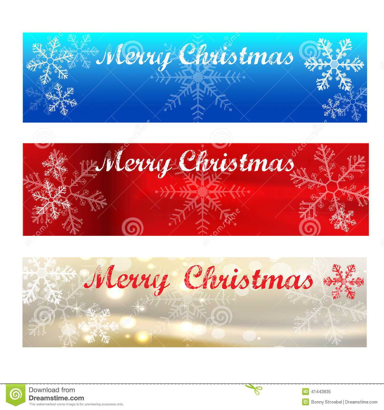 Merry Christmas Banners Colour Samples Stock Vector Pertaining To Merry Christmas Banner Template