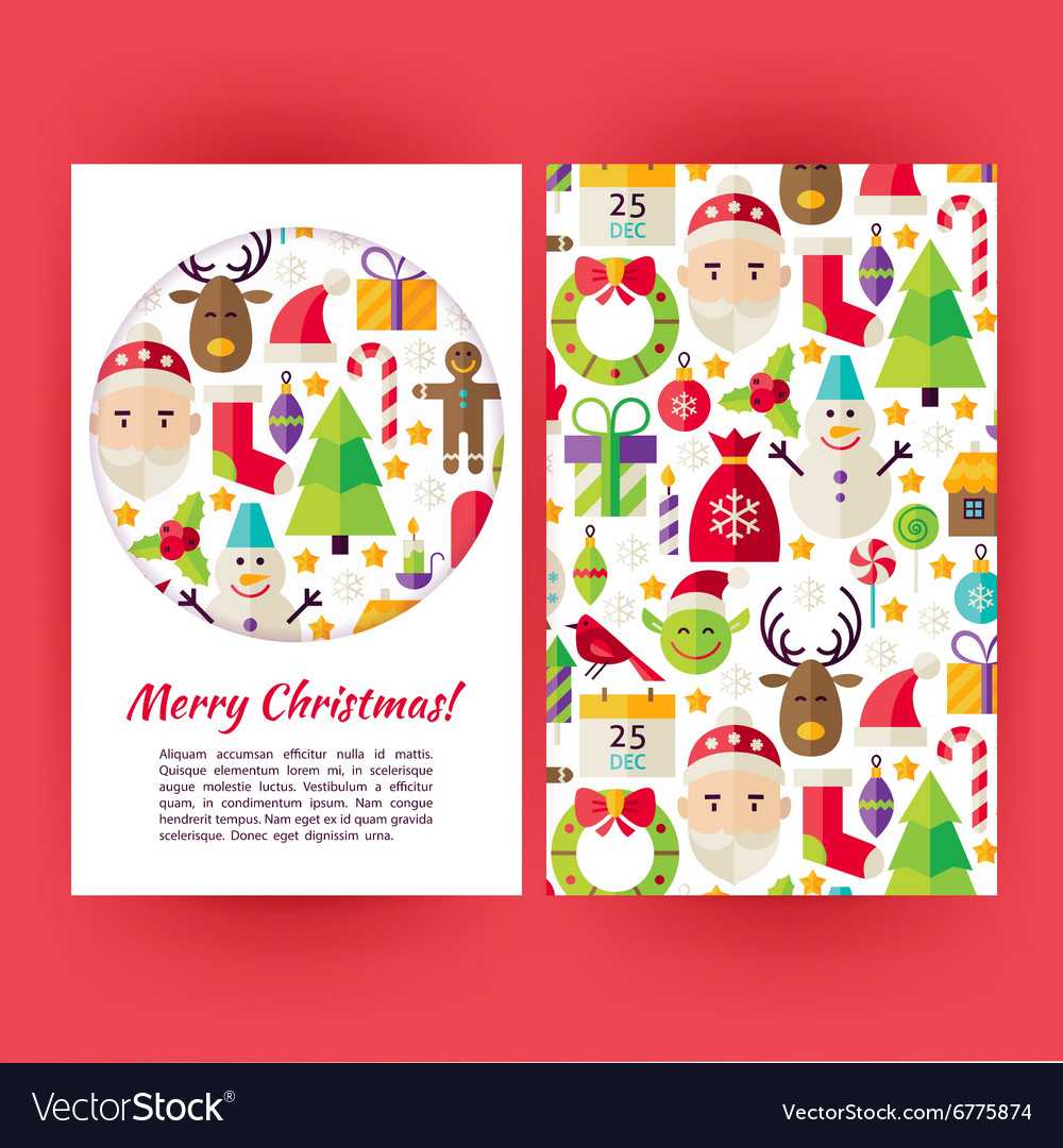 Merry Christmas Banners Set Template Pertaining To Merry Christmas Banner Template