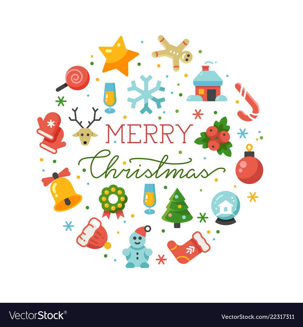 Merry Christmas Round Banner Template With Pertaining To Merry Christmas Banner Template