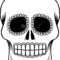 Mexican Sugar Skull Template Stock Vector – Illustration Of For Blank Sugar Skull Template