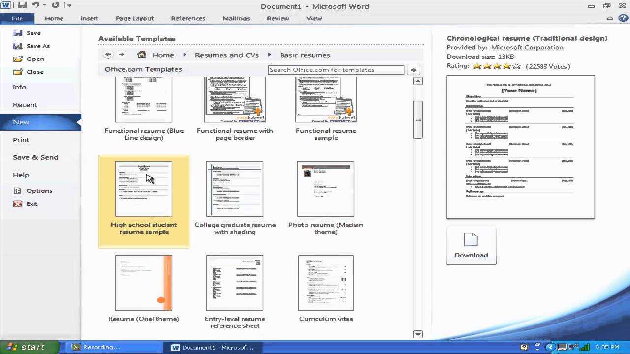 Microsoft Resume Templates 2010 – Calep.midnightpig.co With Regard To Resume Templates Microsoft Word 2010