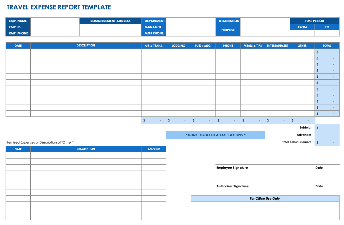Microsoft Word Expense Report Template - Business Template Ideas Pertaining To Microsoft Word Expense Report Template