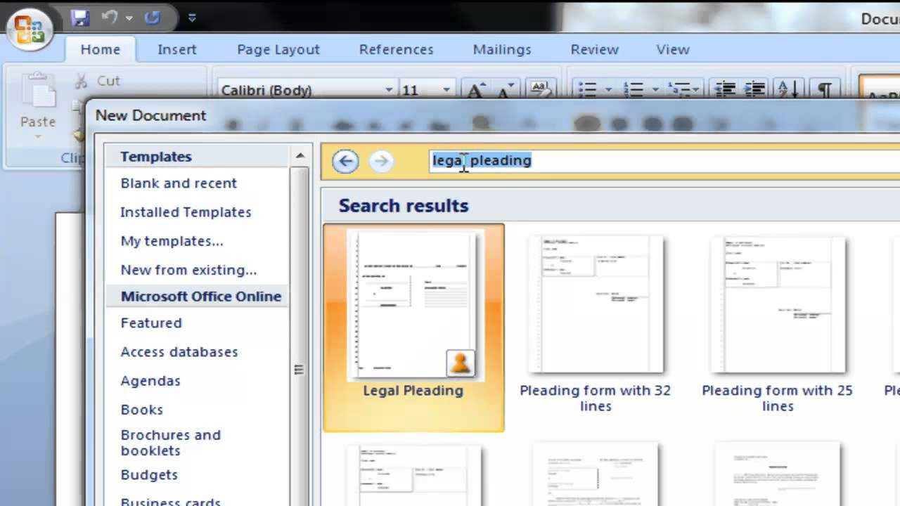 Microsoft Word Pleading Template – Dalep.midnightpig.co Pertaining To Notebook Paper Template For Word 2010