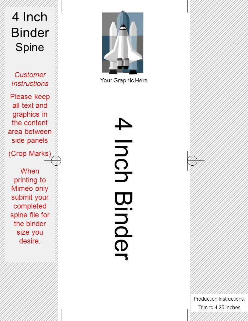 Mimeo 3 Ring Binder Spine Templates Version 5 December 4 Within Binder Spine Template Word
