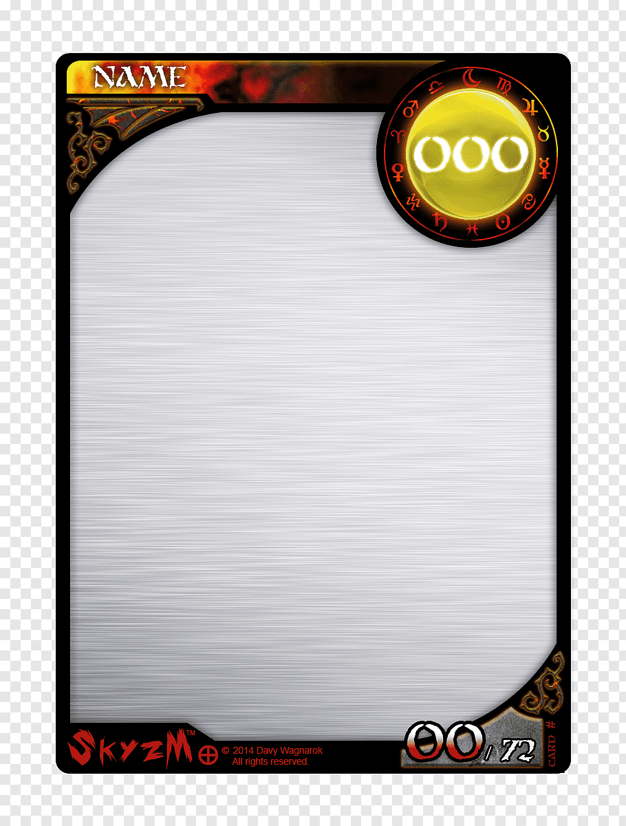 Multicolored Game Card Template, Template Collectable Pertaining To Blank Magic Card Template