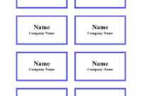 Name Tag Templates Word - Calep.midnightpig.co throughout Visitor Badge Template Word