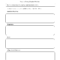 Narrative Story Template – Dalep.midnightpig.co For Blank Four Square Writing Template