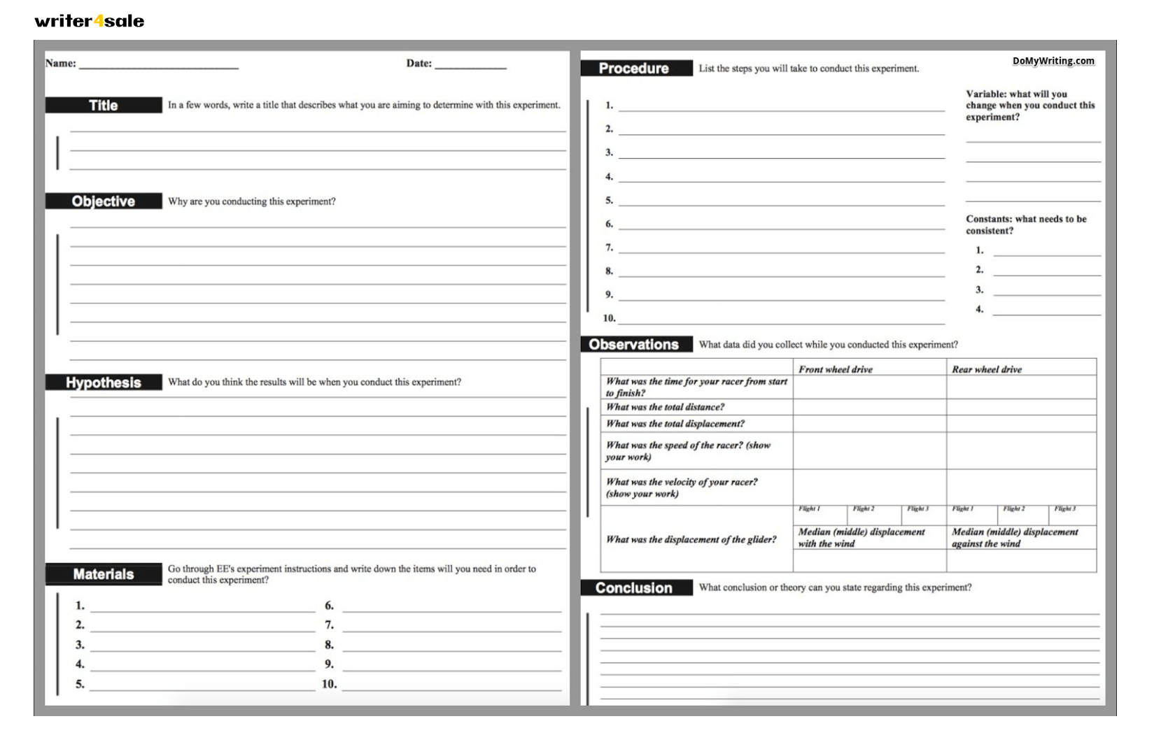 Need Assistance With A Lab Report? Here Are The Best Tips Pertaining To Lab Report Template Middle School