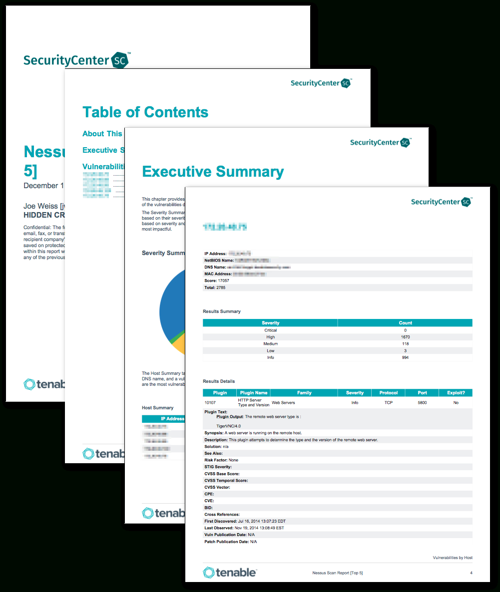 Nessus Scan Report (Top 5) – Sc Report Template | Tenable® Intended For Nessus Report Templates