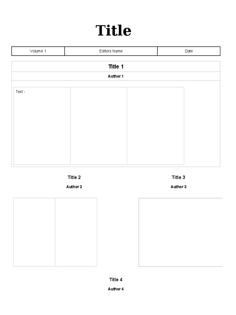 Newspaper Template - 7 Free Templates In Pdf, Word, Excel Throughout Blank Newspaper Template For Word