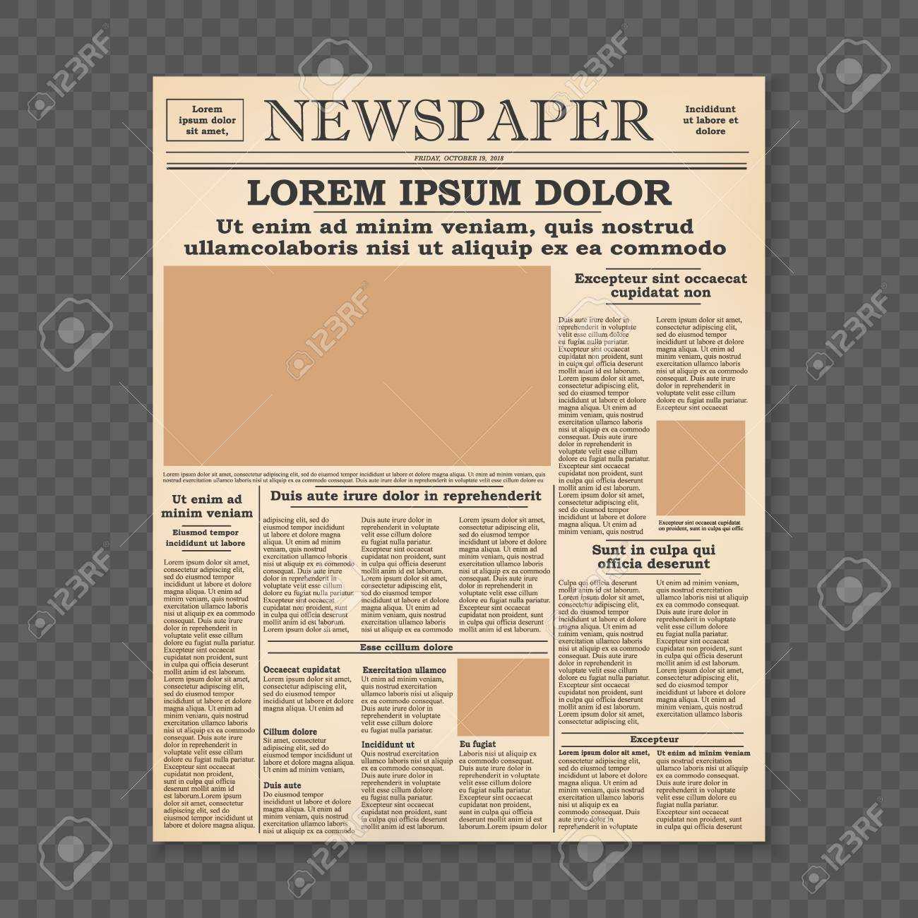 Newspaper Template Old – Calep.midnightpig.co Throughout Old Newspaper Template Word Free