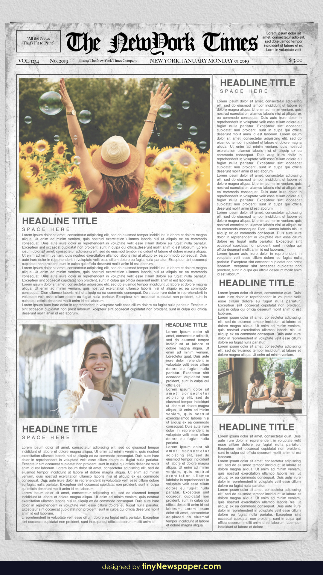 Newspaper Templates For Word Pertaining To Blank Newspaper Template For Word