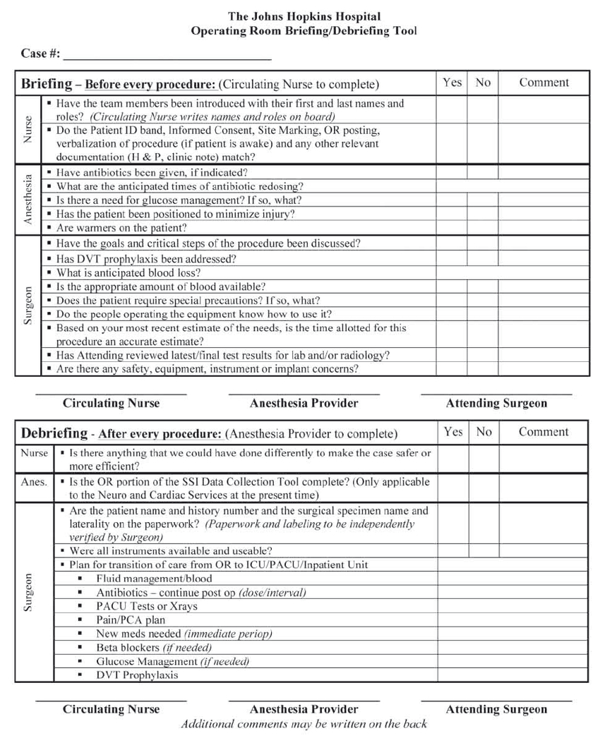 Original Briefing And Debriefing Form | Download Scientific Regarding Debriefing Report Template