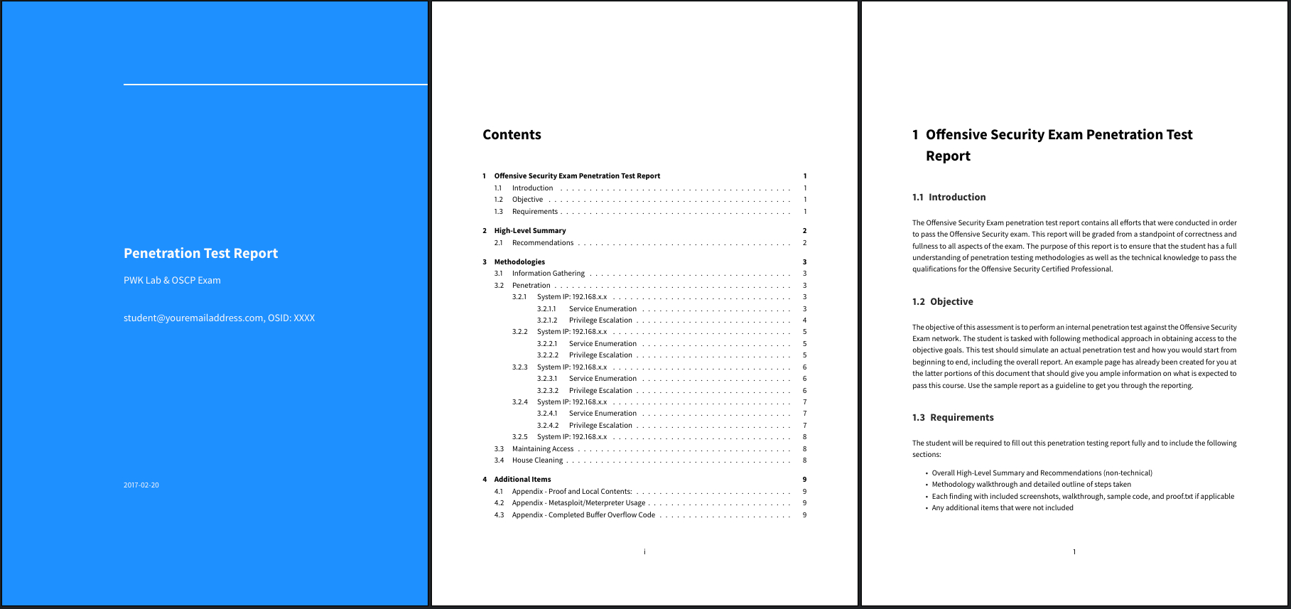 Oscp Exam Report Template In Markdown | Oscp Exam Report Inside Latex Template For Report