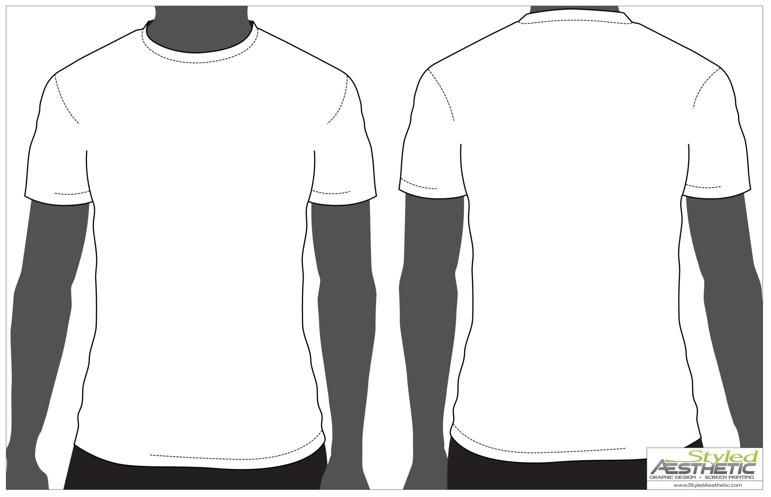 Outline Of A T Shirt Template | Free Download On Clipartmag In Printable Blank Tshirt Template