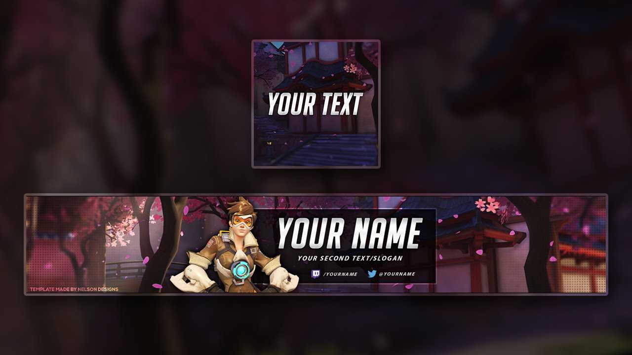 Overwatch Youtube Banner Template – Tristan Nelson With Regard To Adobe Photoshop Banner Templates