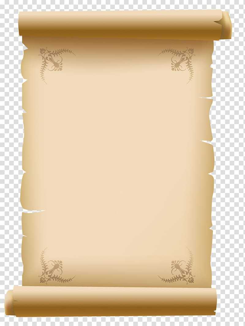 Paper Scroll , Paper Transparent Background Png Clipart Intended For Scroll Paper Template Word