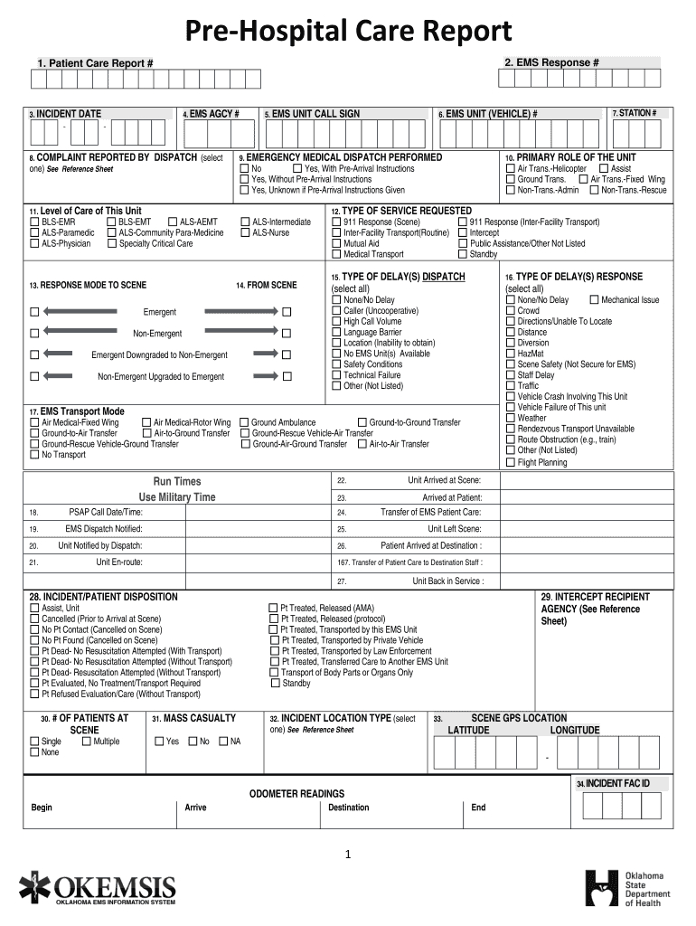 Patient Care Report Template – Fill Out And Sign Printable Pdf Template |  Signnow Within Patient Care Report Template
