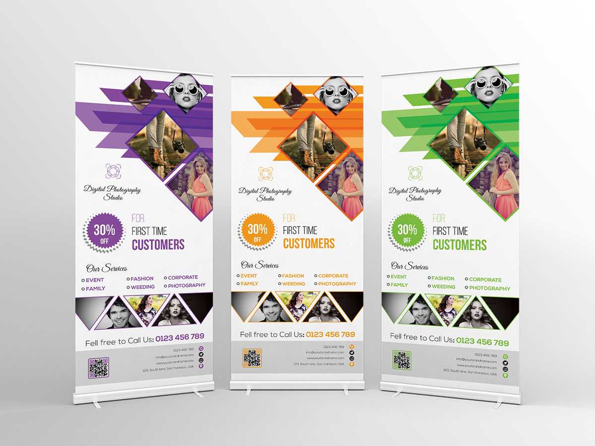 Photography Roll Up Banner Templatefaysal Ahmed Habib On With Regard To Photography Banner Template