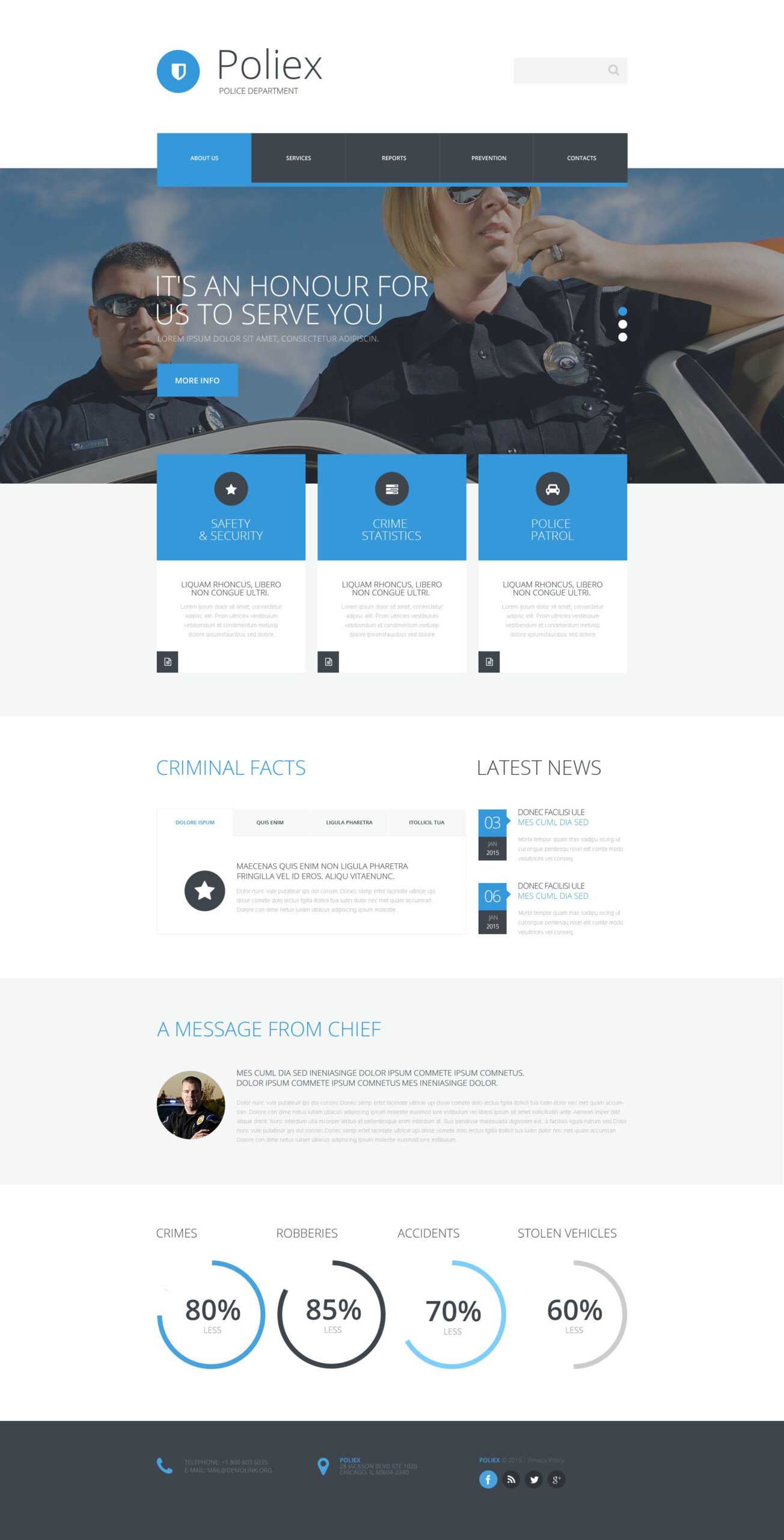 Police Department Website Template Pertaining To Reporting Website Templates