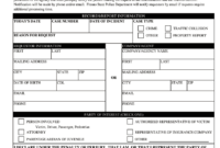 Police Report - Fill Online, Printable, Fillable, Blank within Police Report Template Pdf