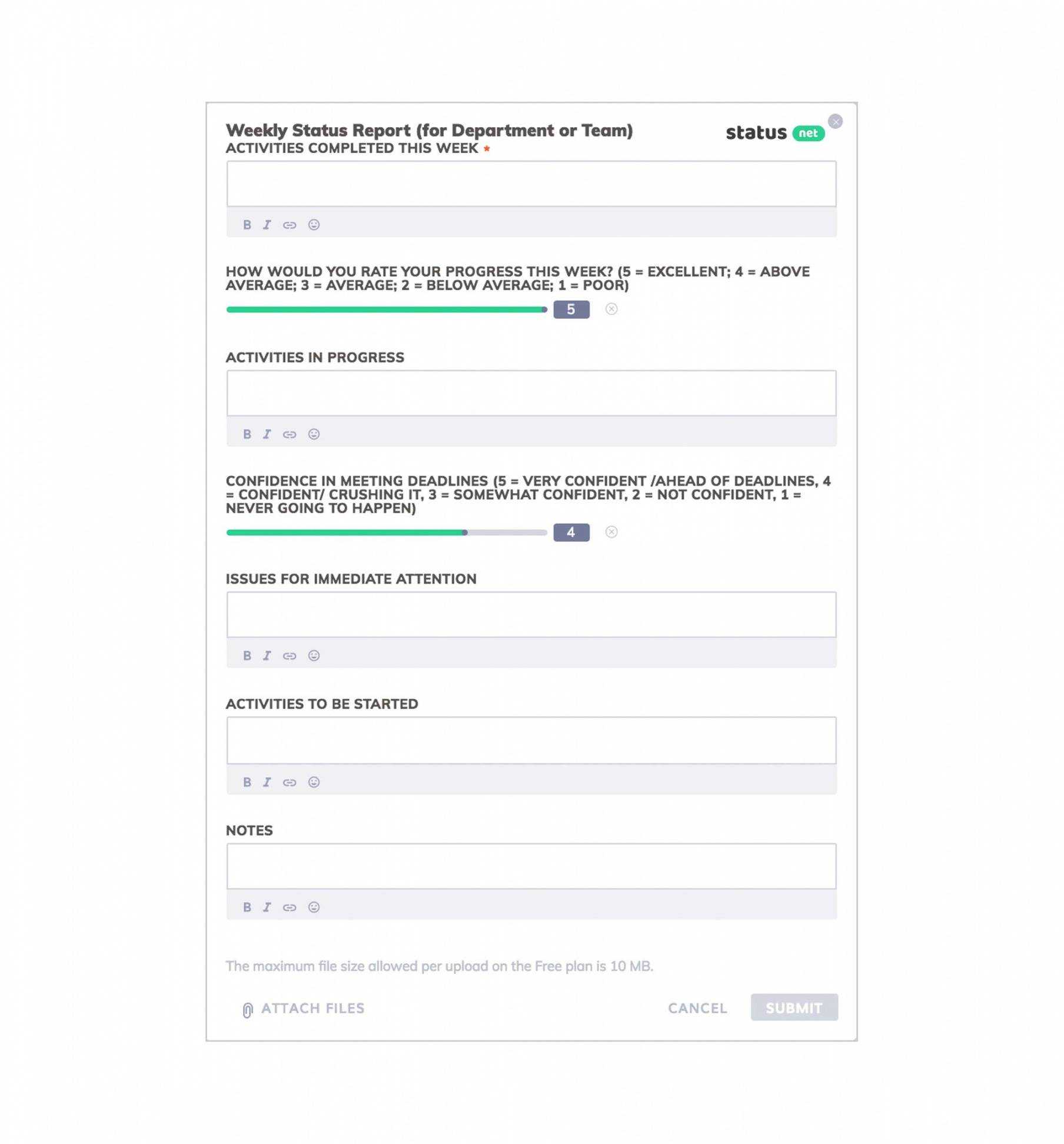 Printable 1 Quicktoread Marketing Status Report Template With Regard To Marketing Weekly Report Template