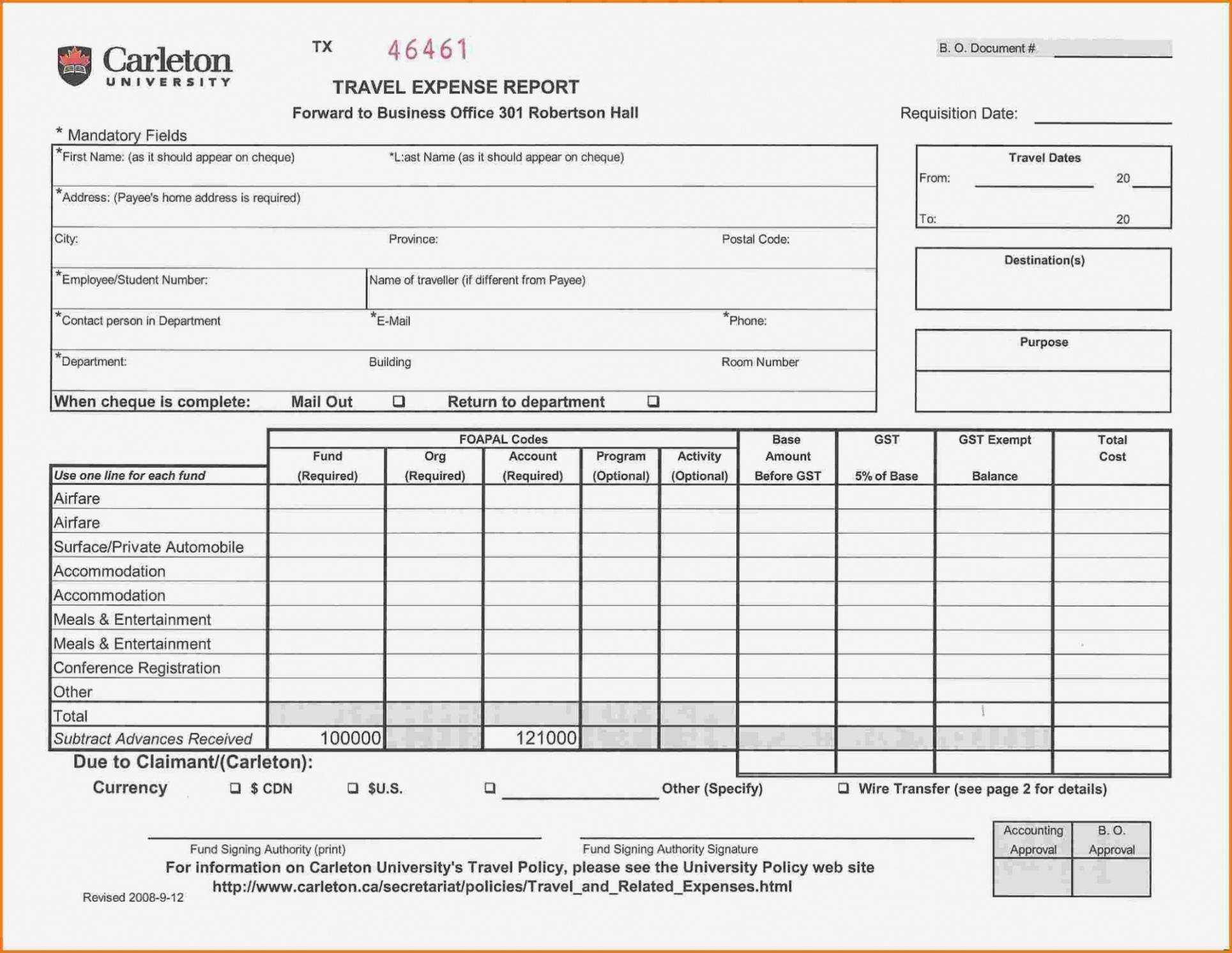 Printable Air Balance Report Form Mersnproforum Form For Air Balance Report Template