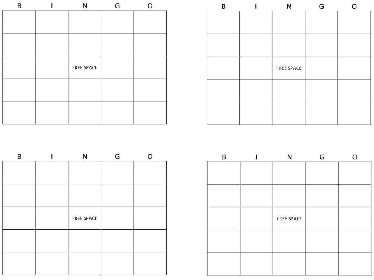 Printable Bingo Cards | Get Bingo Cards Here Intended For Blank Bingo Card Template Microsoft Word