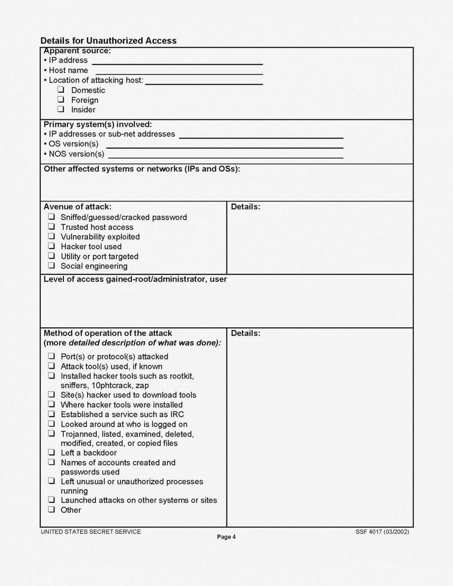 Printable Incident Report Howto Guide For The Cccd Response Inside Itil Incident Report Form Template