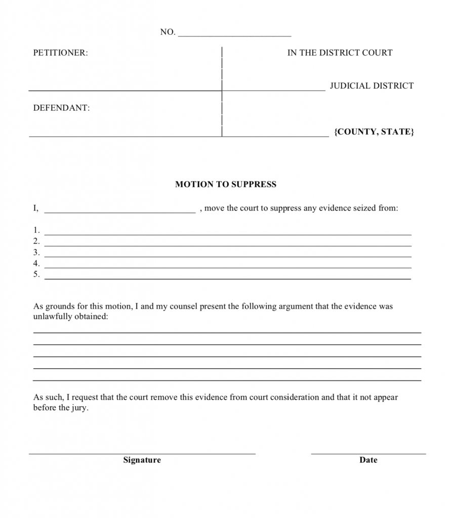 Printable Legal Forms And Templates | Free Printables For Blank Legal Document Template