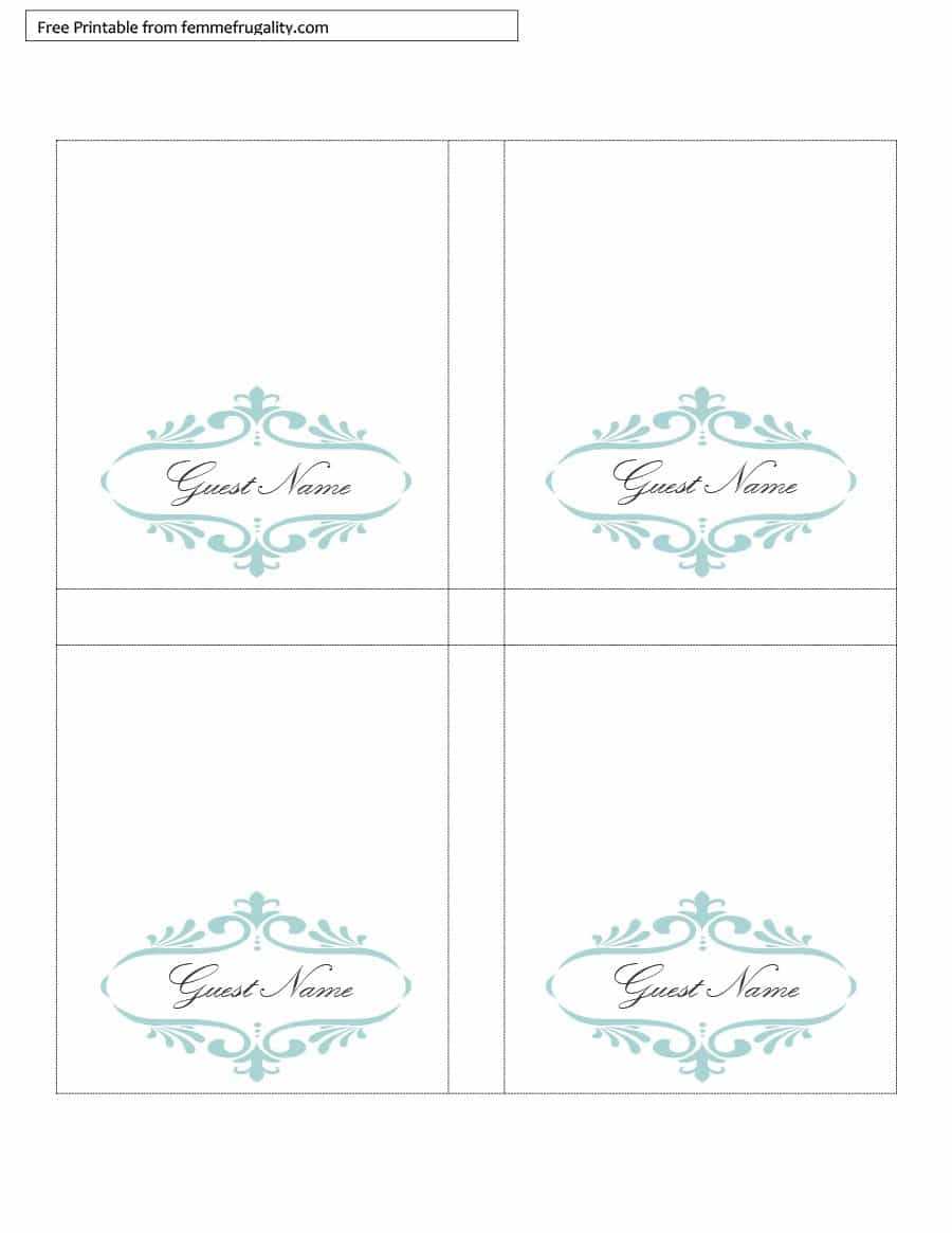 Printable Table Tent Template – Calep.midnightpig.co In Table Tent Template Word