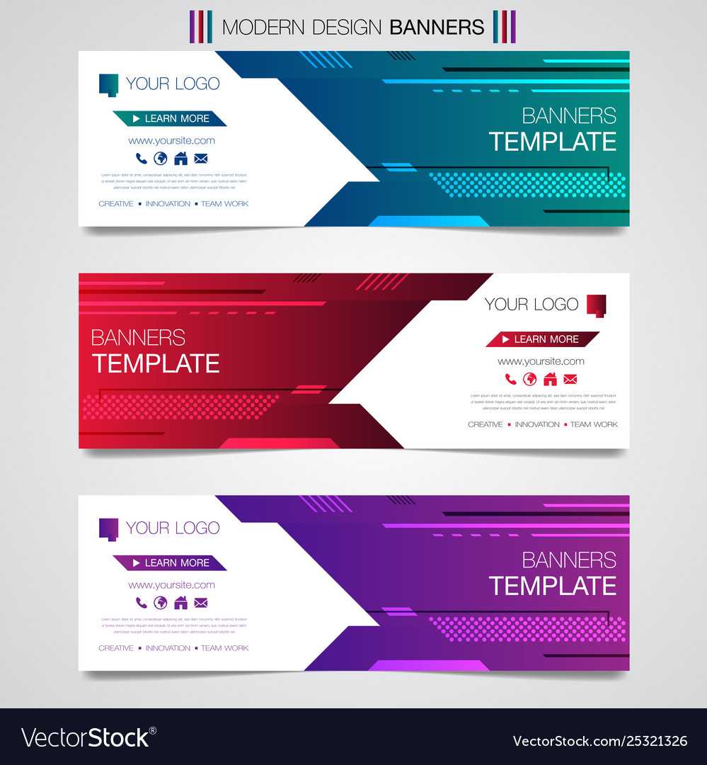 Printabstract Horizontal Business Banner Template In Product Banner Template