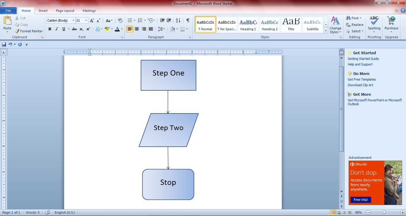 Process Flow Chart Template Word 2010 – Cuna With Regard To Microsoft Word Flowchart Template