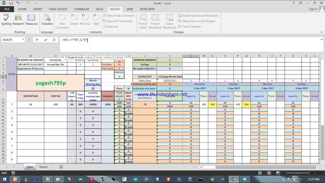 Production Spreadsheet Template – Calep.midnightpig.co With Monthly Productivity Report Template