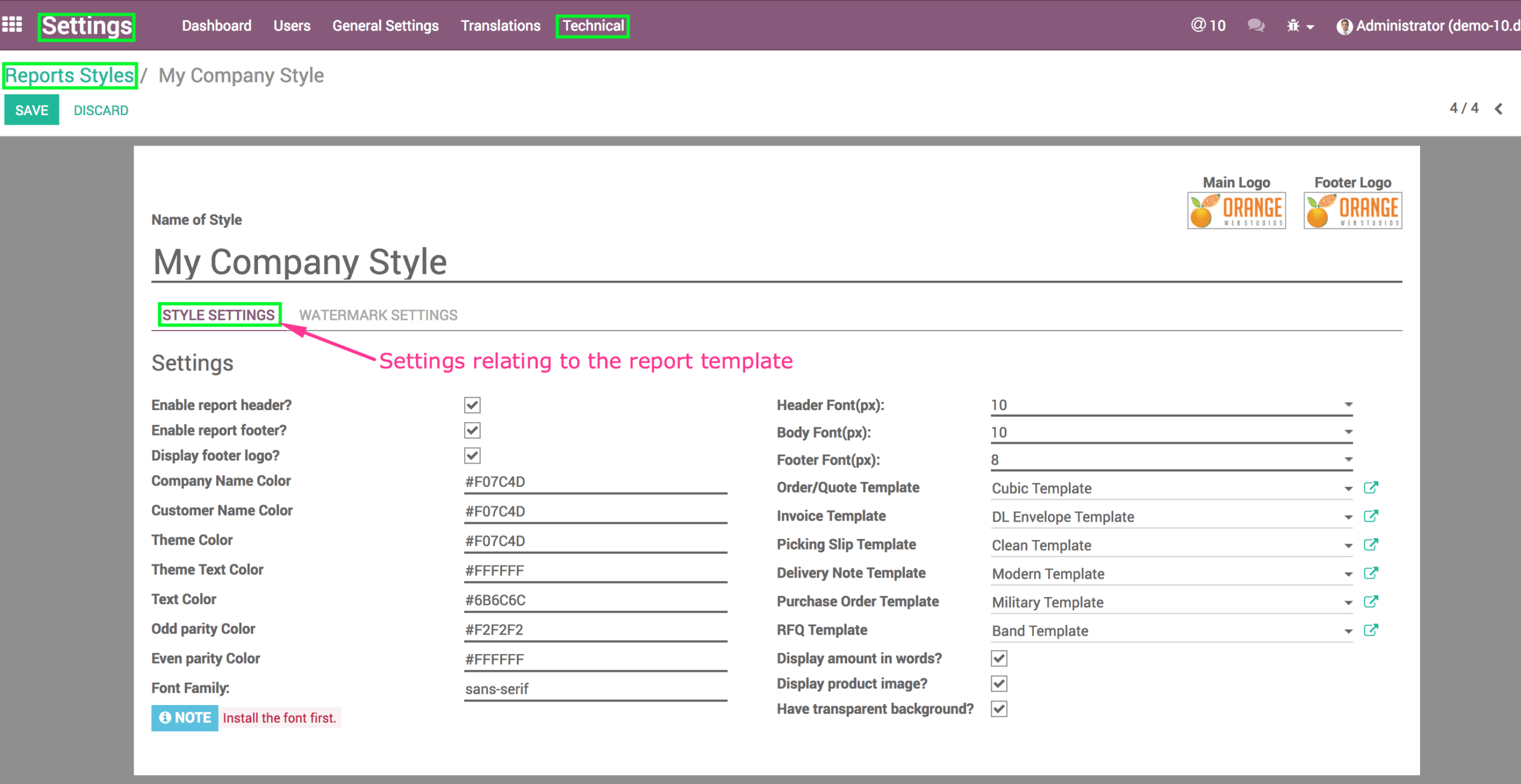 Professional Report Templates | Odoo Apps In Report Builder Templates