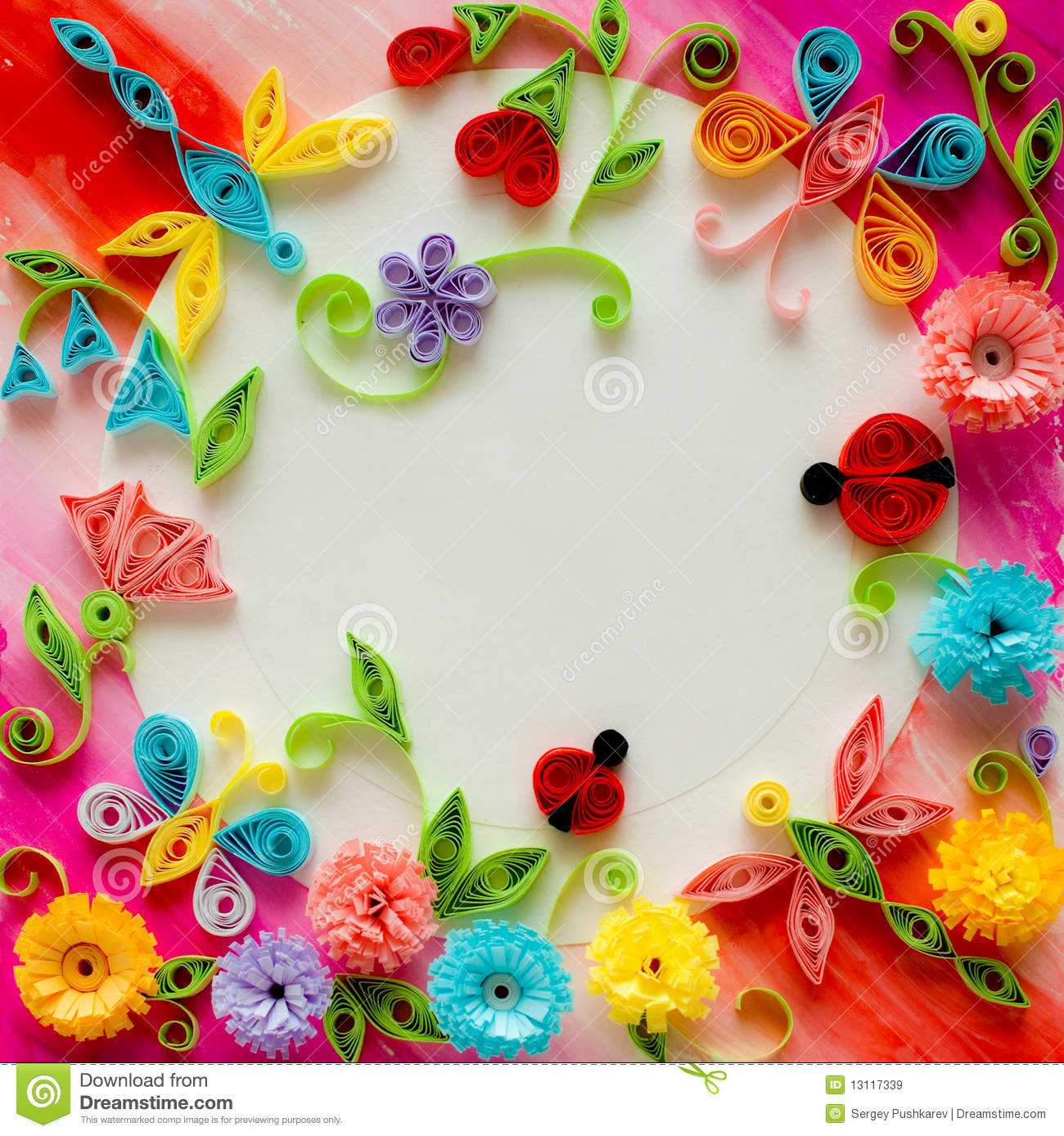 Quilling Greeting Card Blank Template Stock Image – Image Of Pertaining To Free Blank Greeting Card Templates For Word