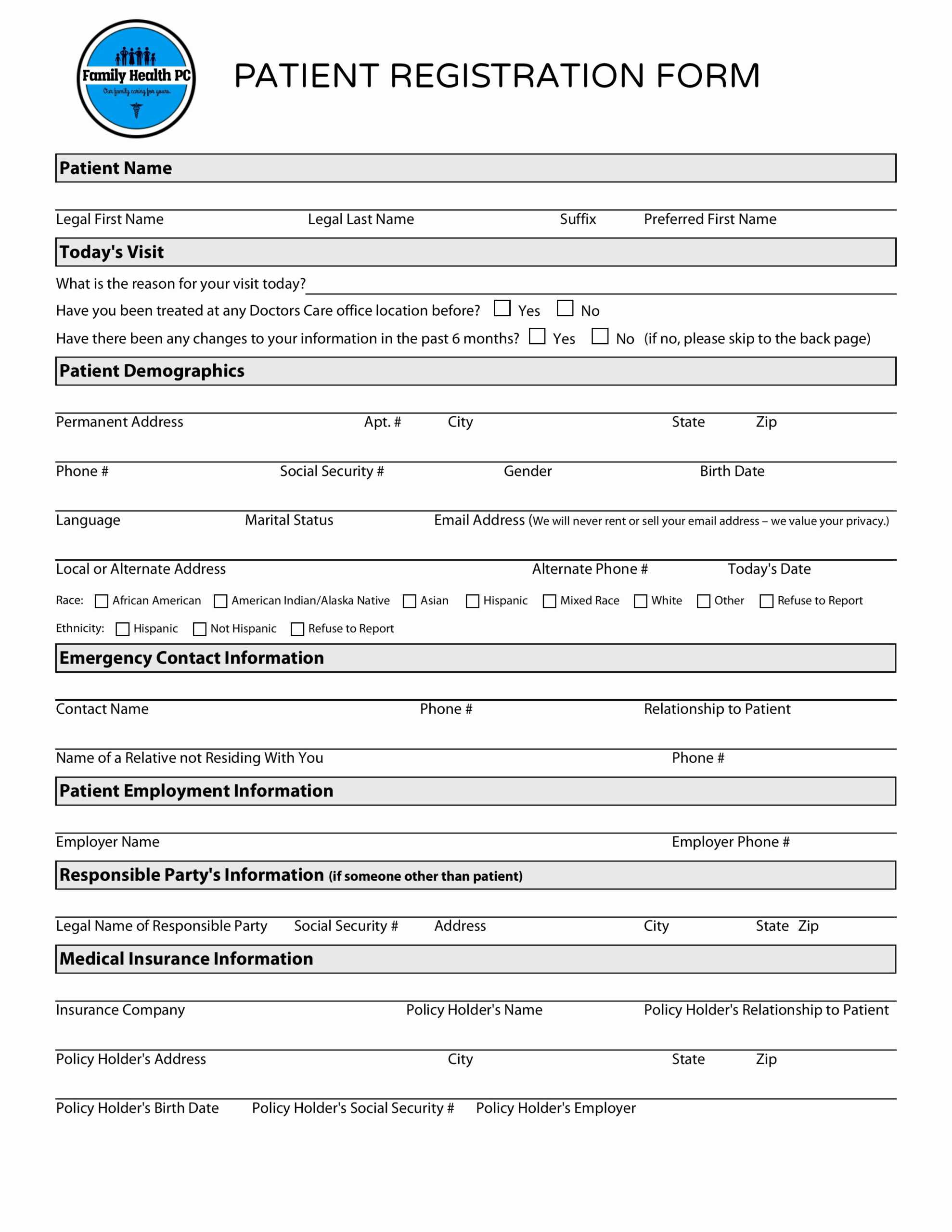 Registration Forms Template Word – Calep.midnightpig.co Inside Camp Registration Form Template Word