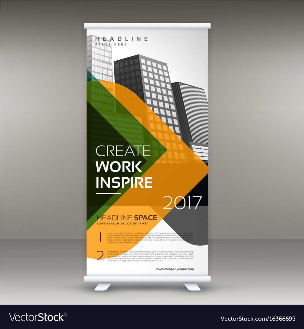 Roll Up Banner Stand Template Design Pertaining To Banner Stand Design Templates