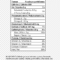 Roma Tomato Document White Line Nutrition Facts Label, Line Throughout Nutrition Label Template Word