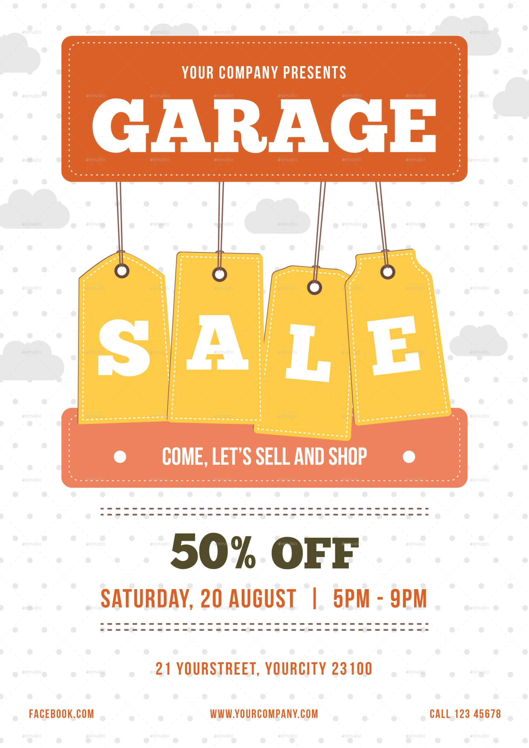 Sale Ad Template – Calep.midnightpig.co With Garage Sale Flyer Template Word