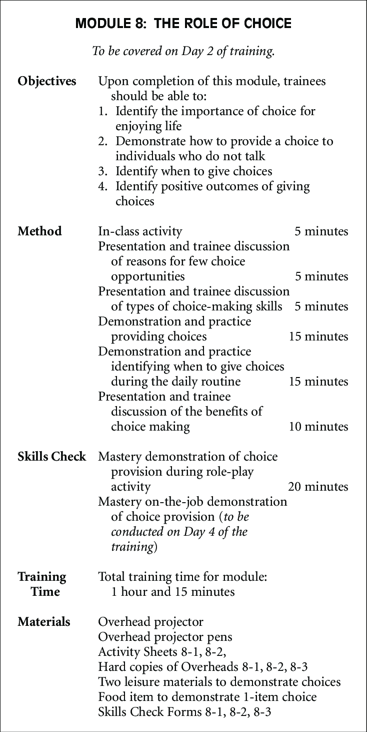 Sample Module Summary Sheet Summarizing The Training For One Intended For Training Summary Report Template