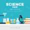 Science Fair Poster Banner – Download Free Vectors, Clipart Regarding Science Fair Banner Template