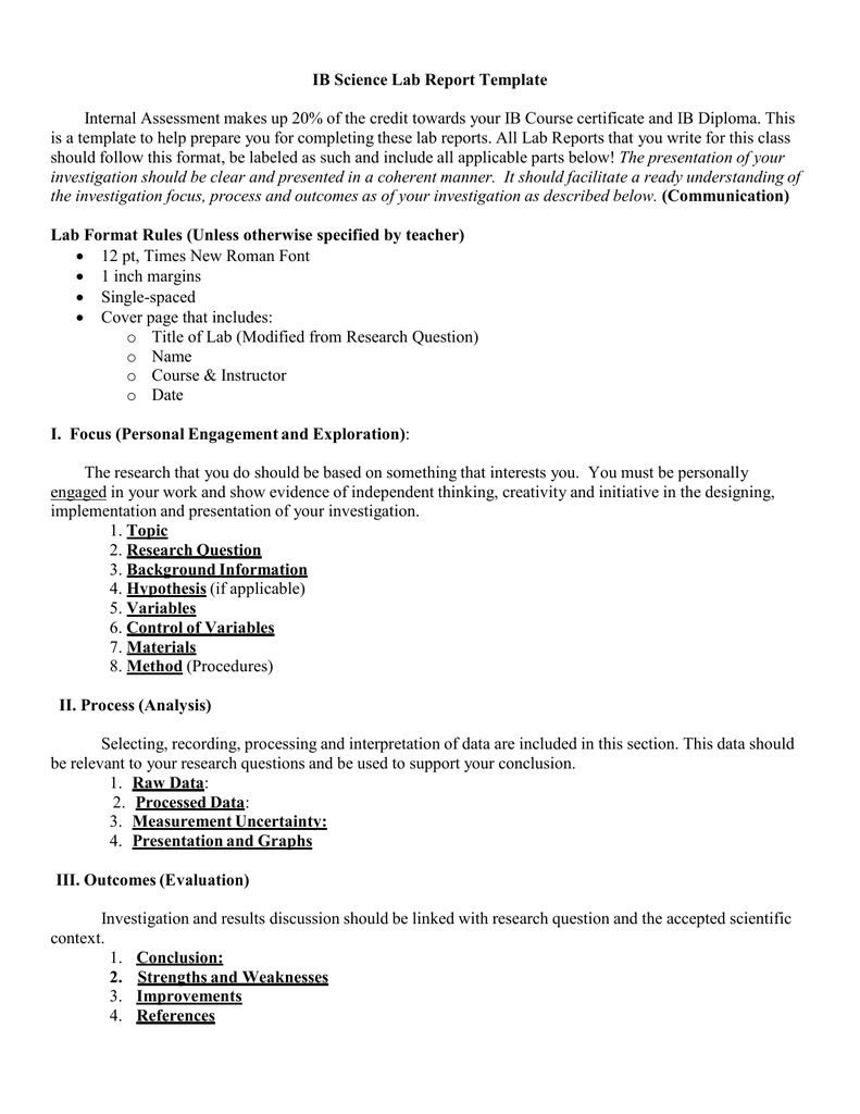 Science Lab Template – Calep.midnightpig.co With Regard To Lab Report Conclusion Template