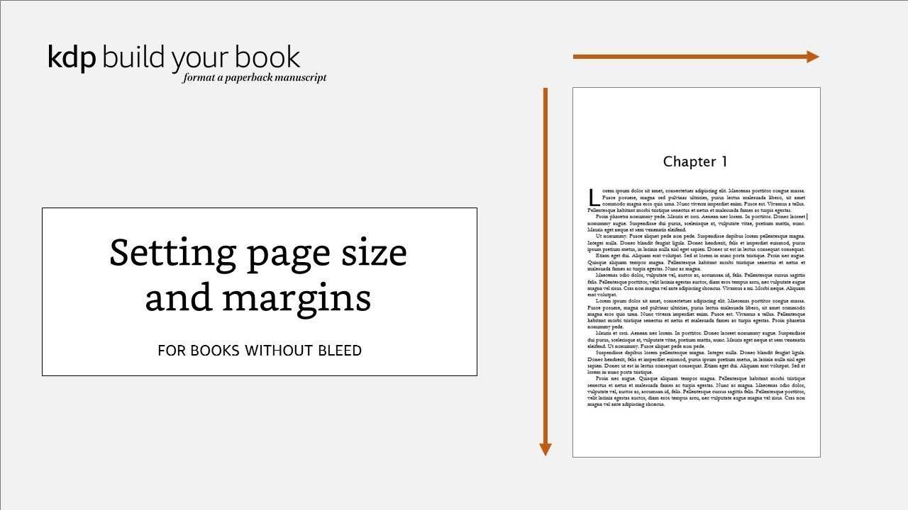 Setting Page Size And Margins: For Books Without Bleed Throughout 6X9 Book Template For Word