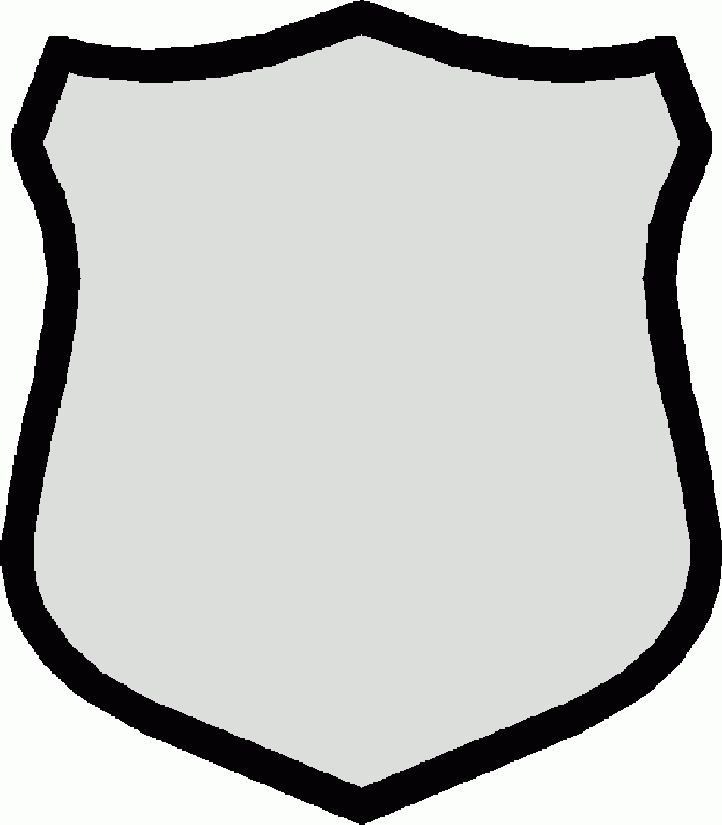 Shield Template Clipart | Free Download On Clipartmag For Blank Shield Template Printable