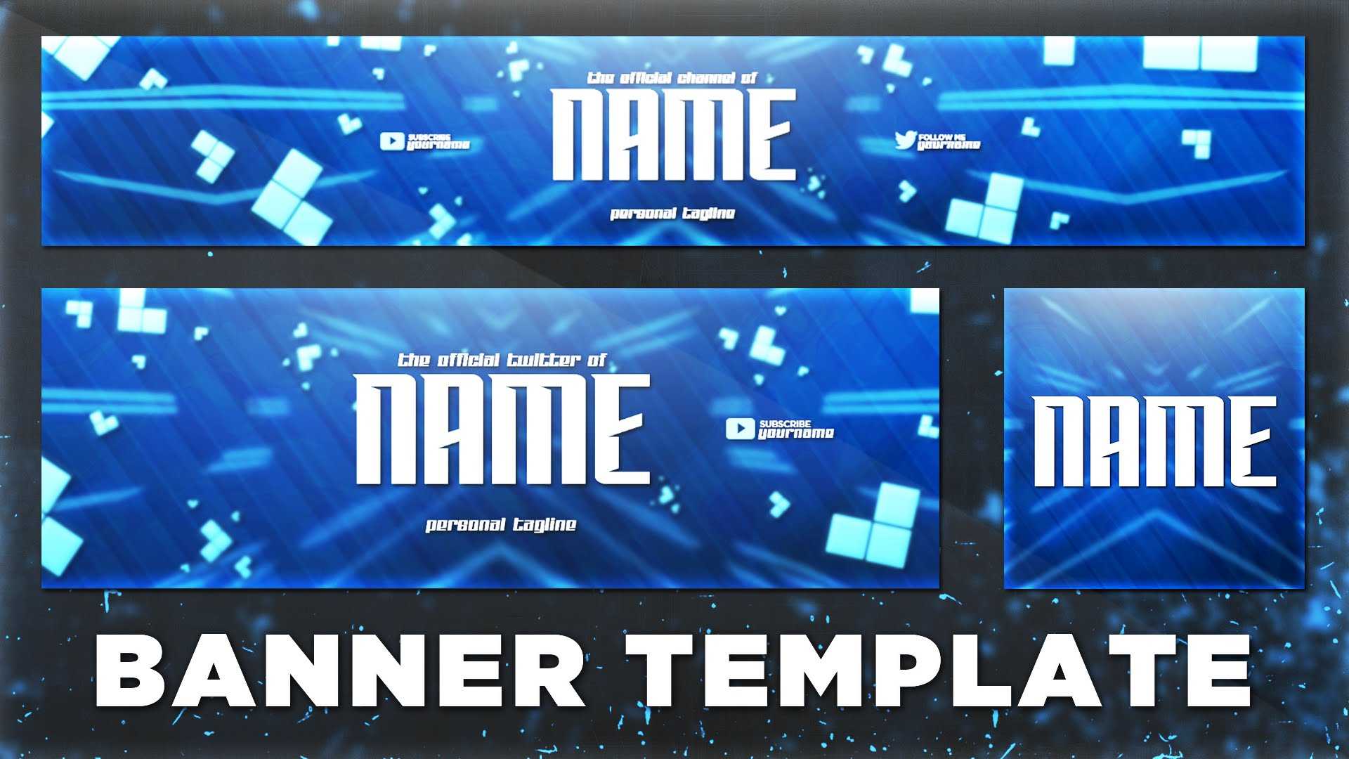 Sick Youtube Banner Template Psd (Photoshop Cc + Cs6) | Free Inside Banner Template For Photoshop