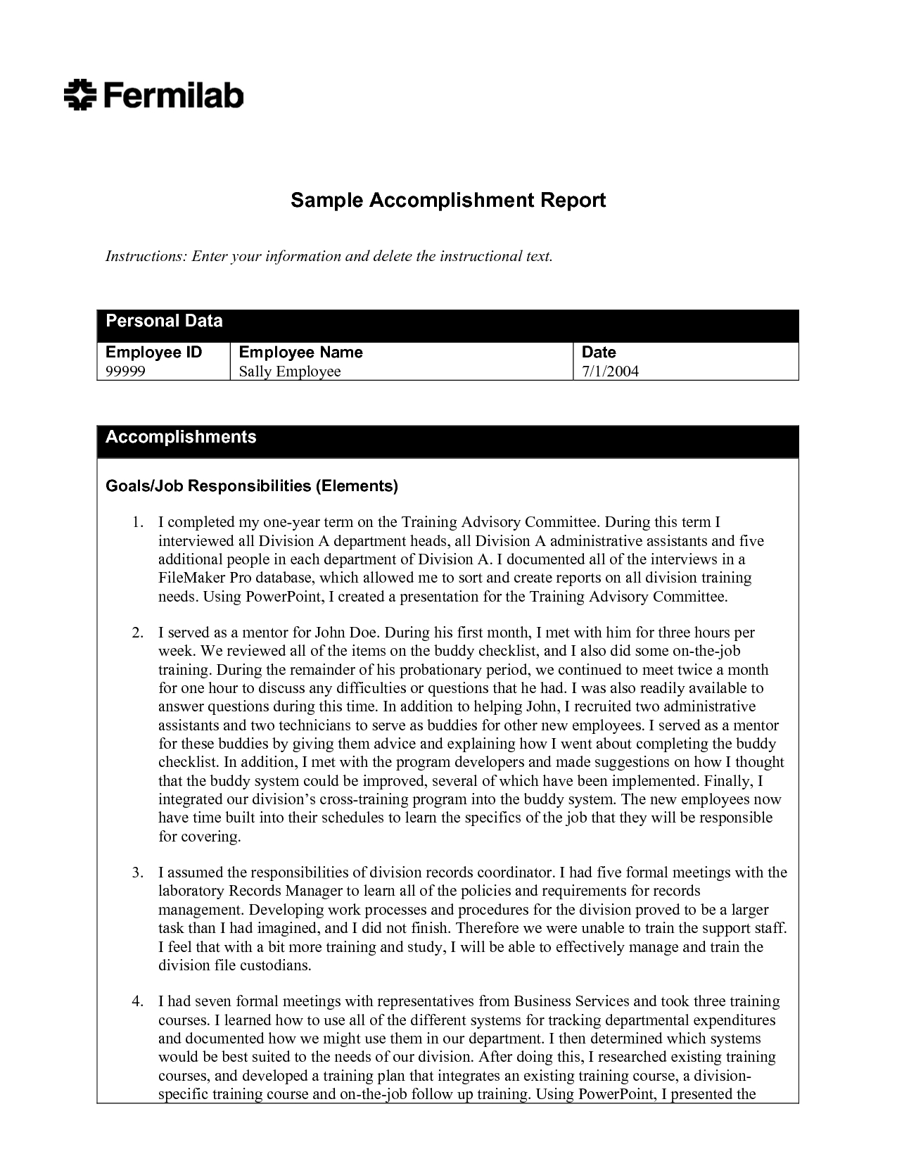 Simple Accomplishment Report Template Sample : V M D Intended For Simple Report Template Word
