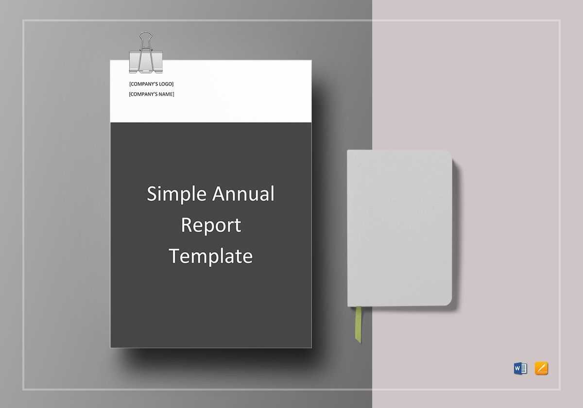 Simple Annual Report Template – Calep.midnightpig.co Within Simple Report Template Word