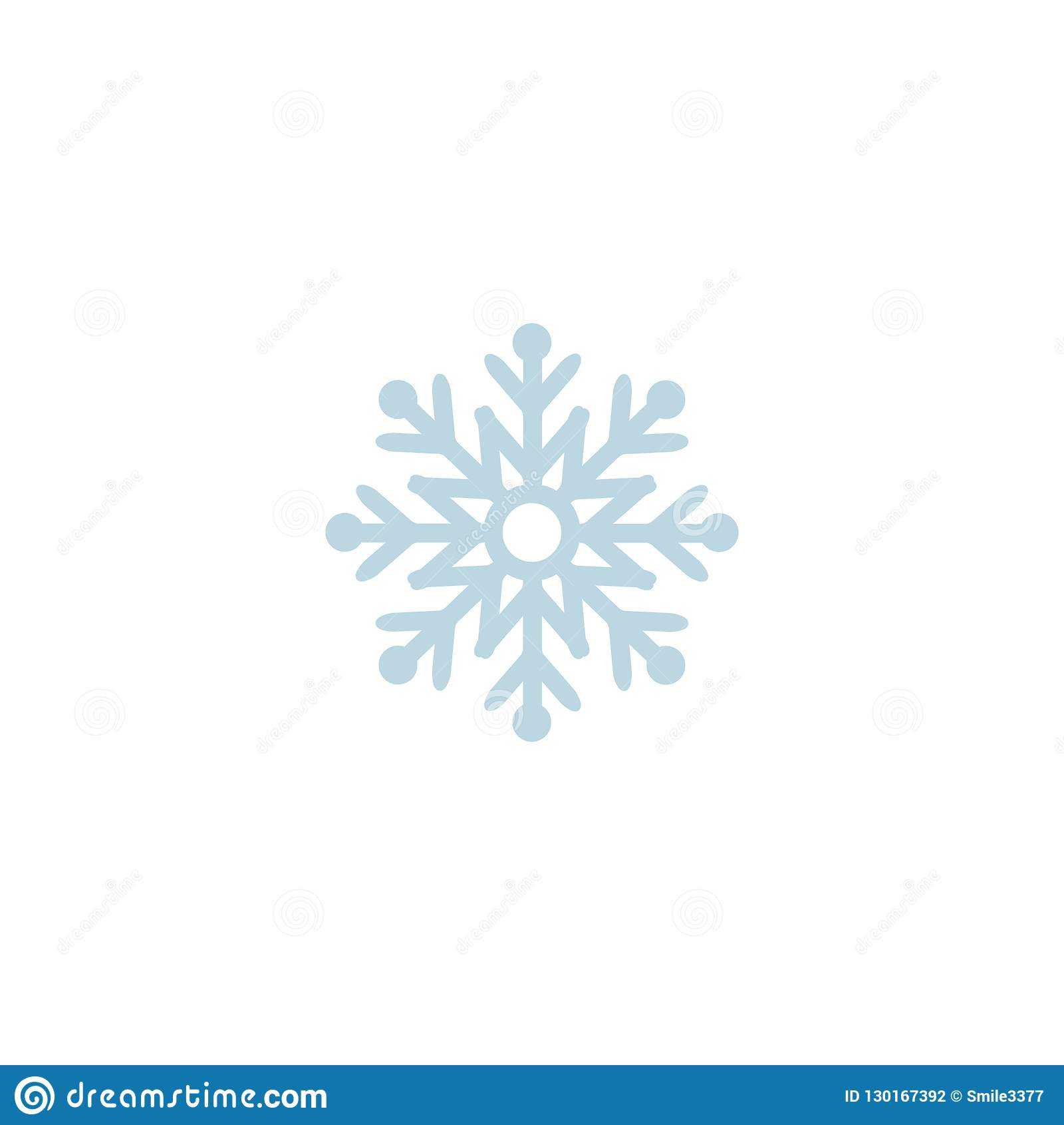 Snowflake Icon. Template Christmas Snowflake On Blank With Regard To Blank Snowflake Template